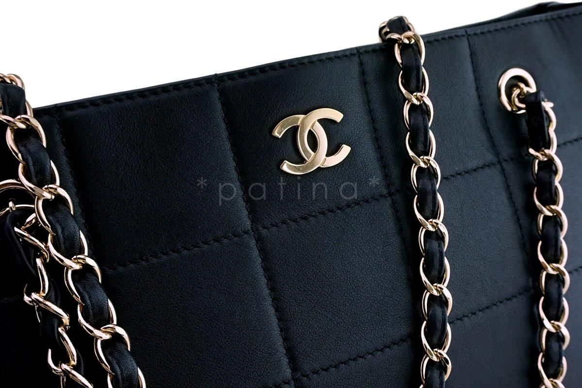 Chanel Black Large Classic Quilted Shopper Tote Bag GHW - Image 8