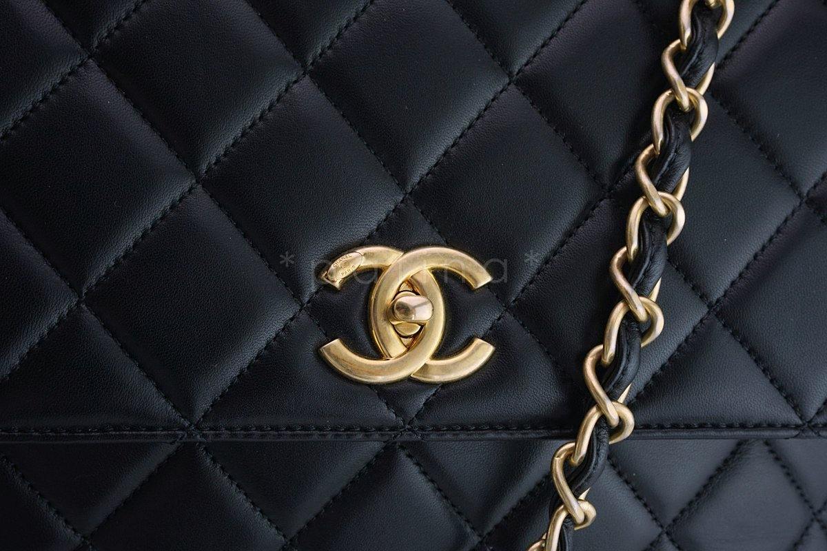 Chanel Black Large Trendy CC Classic Handle Shoulder Flap Tote Bag - Image 7