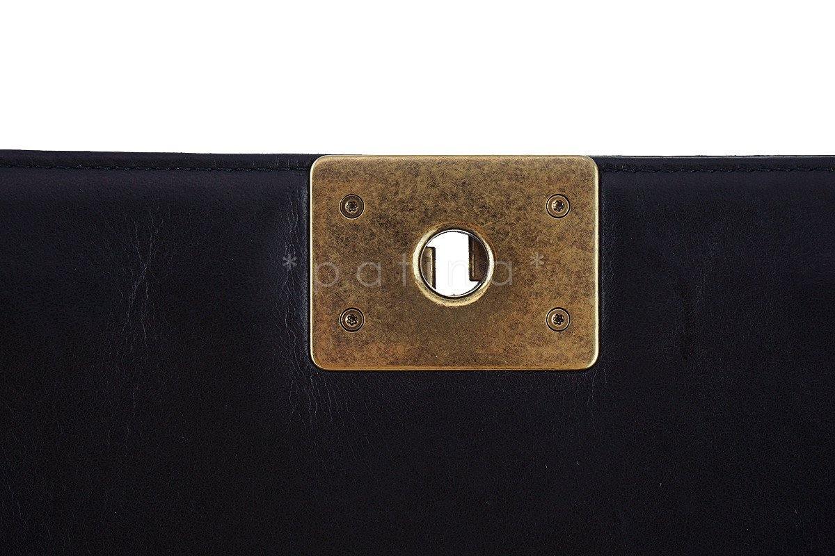 Chanel Black Limited Baroque Gold Framed Le Boy Classic Flap - Image 12
