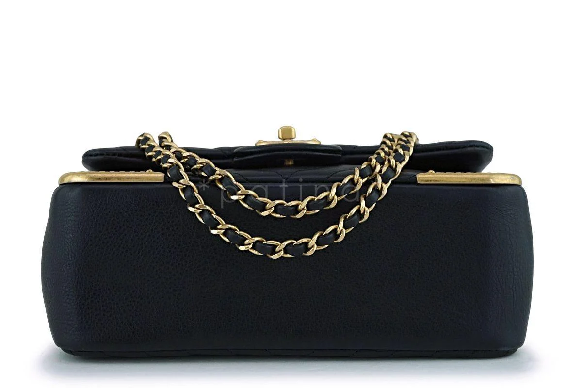 Chanel Black Limited Rock the Corner Rectangular Mini Chevron Classic Flap Bag GHW - Image 6