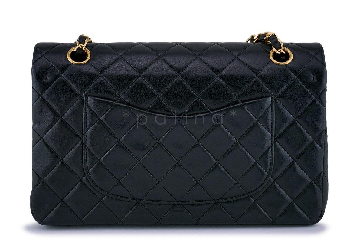 Chanel Black Medium Classic Double Flap Bag 24k GHW - Image 5