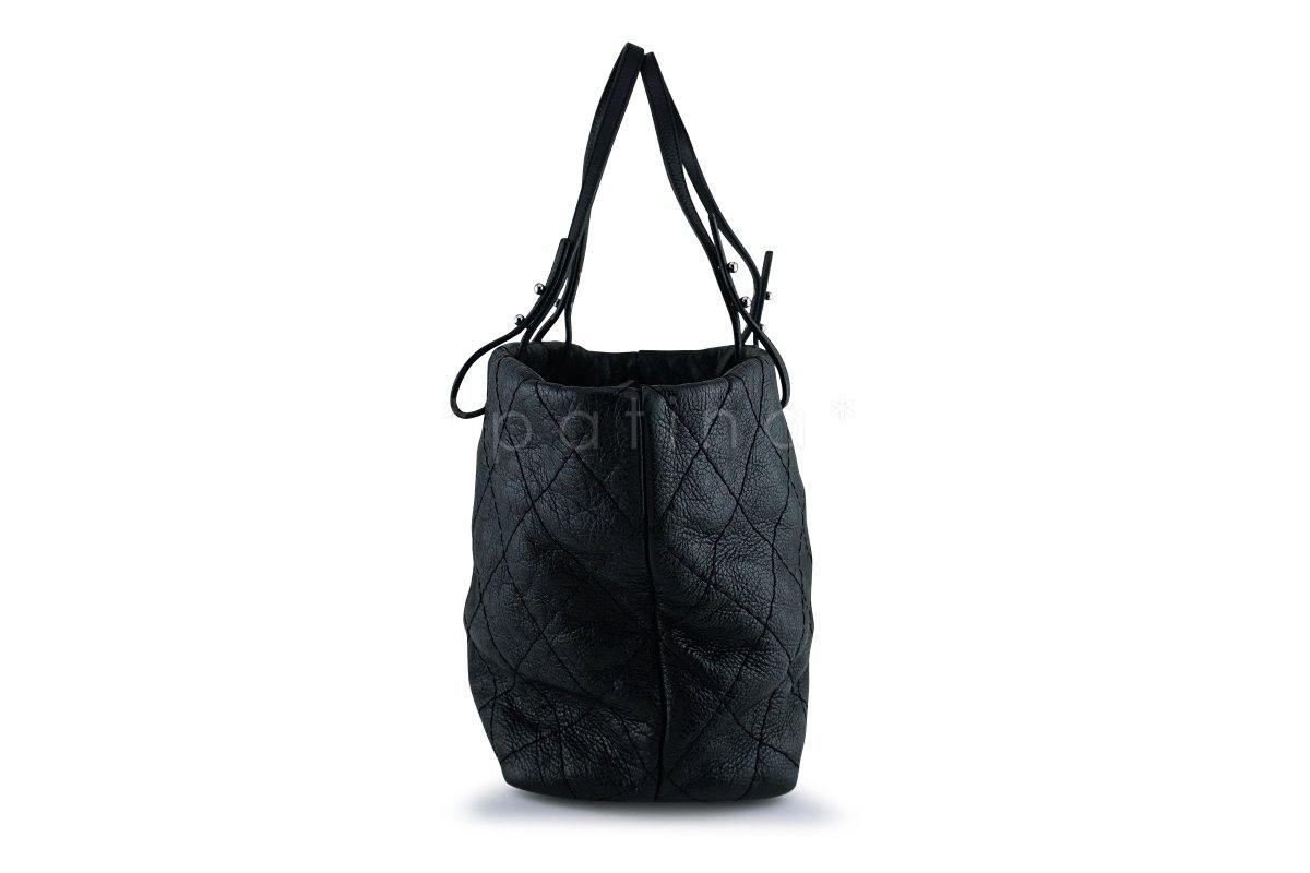 Chanel Black On the Road Large Quilted Classic Tote Bag - Image 3