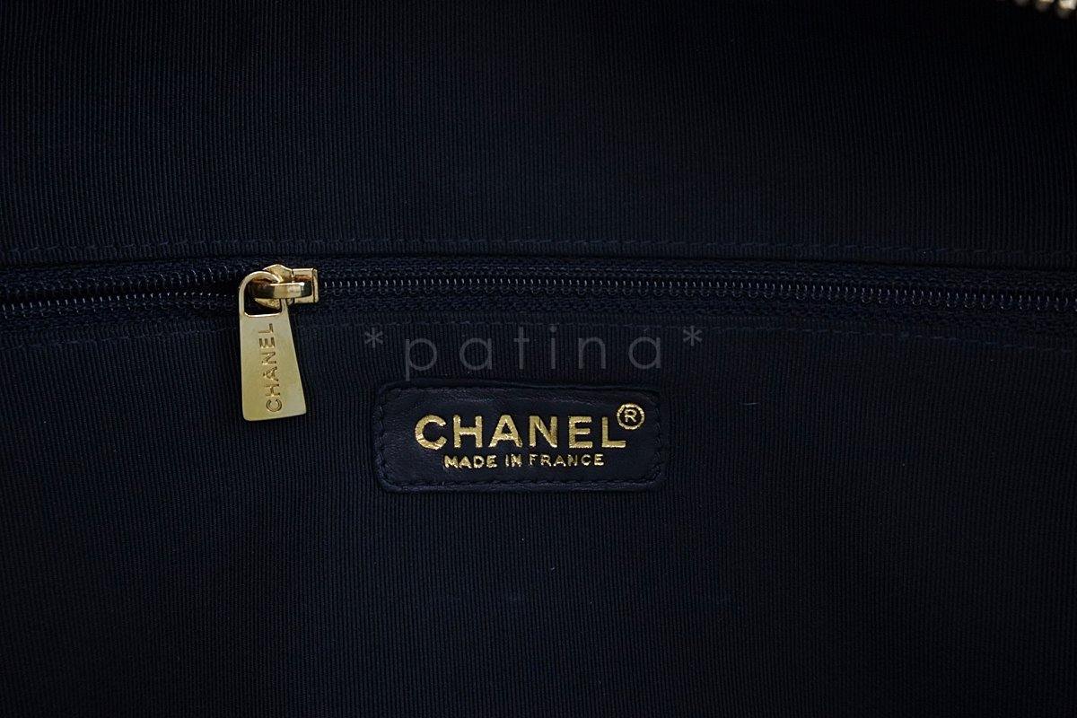 Chanel Black Patent Classic Grand Shopper Tote GST Bag GHW - Image 11