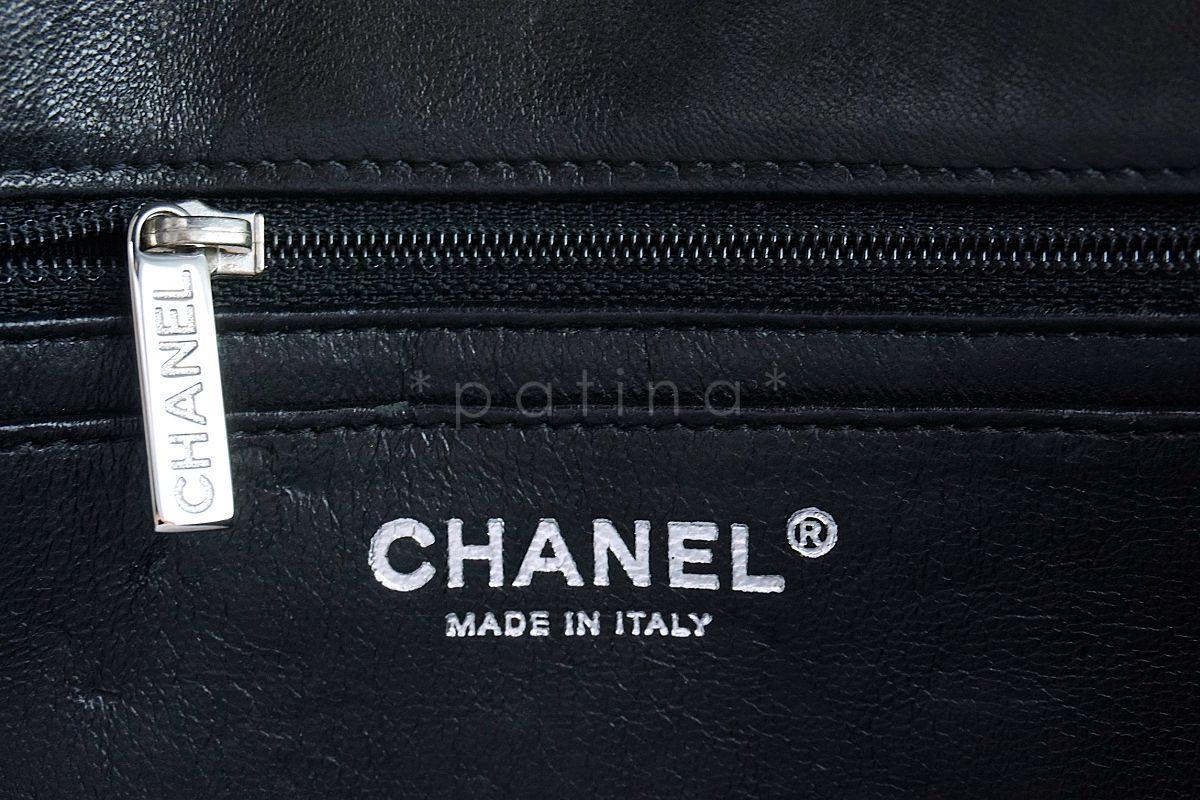 Chanel Black Patent Jumbo Classic Flap Bag SHW - Image 11