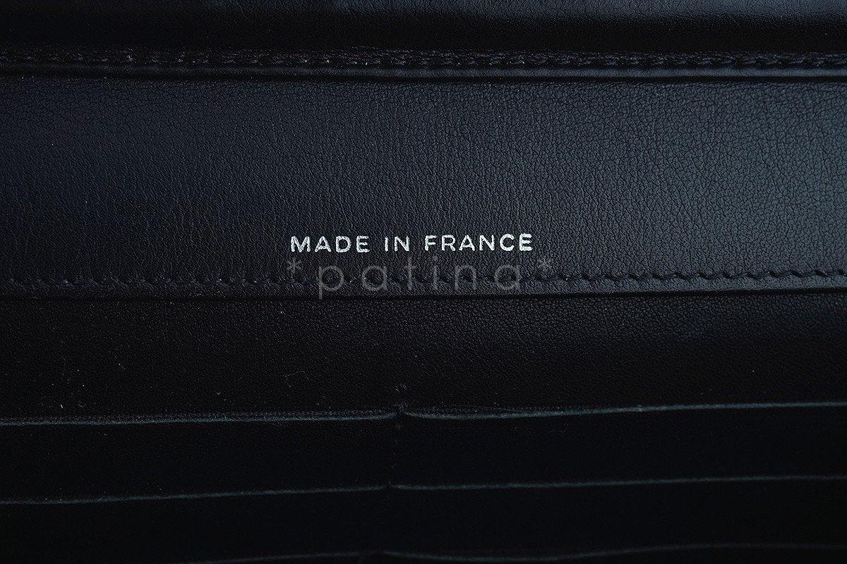 Chanel Black Patent Strass Crystals WOC Flap Wallet on Chain Purse Bag - Image 11