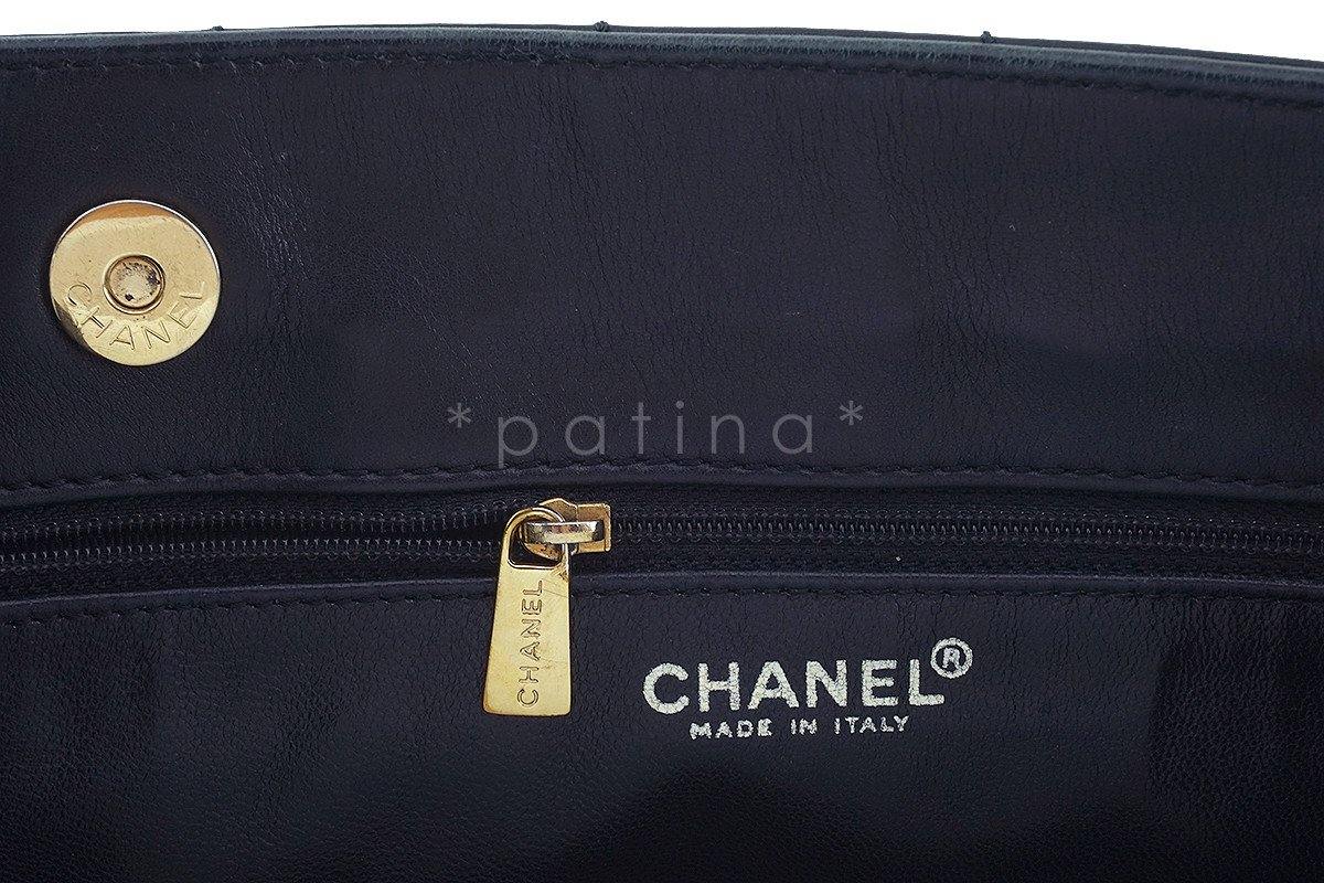 Chanel Black Quilted Classic Shoulder Shopper Tote Bag - Image 10