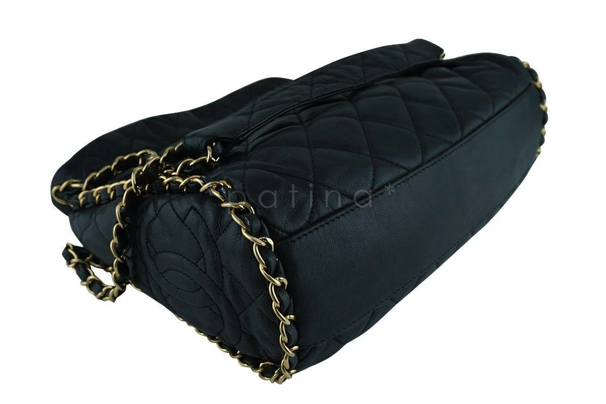 Chanel Black Quilted Ultimate Soft Luxe Chain Around Bag GHW - Image 7