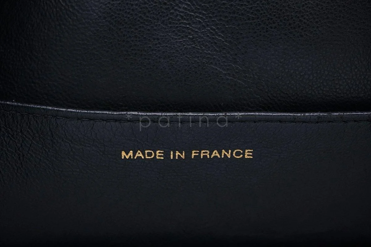 Chanel Black Timeless Classic Caviar Medallion Tote Bag GHW SG8 - Image 9