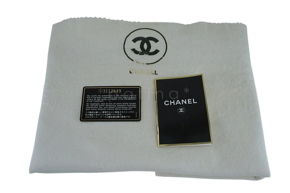 Chanel Black Vintage Chunky Chain Shopper Tote Bag 24k Gold Plated AO8 - Image 13