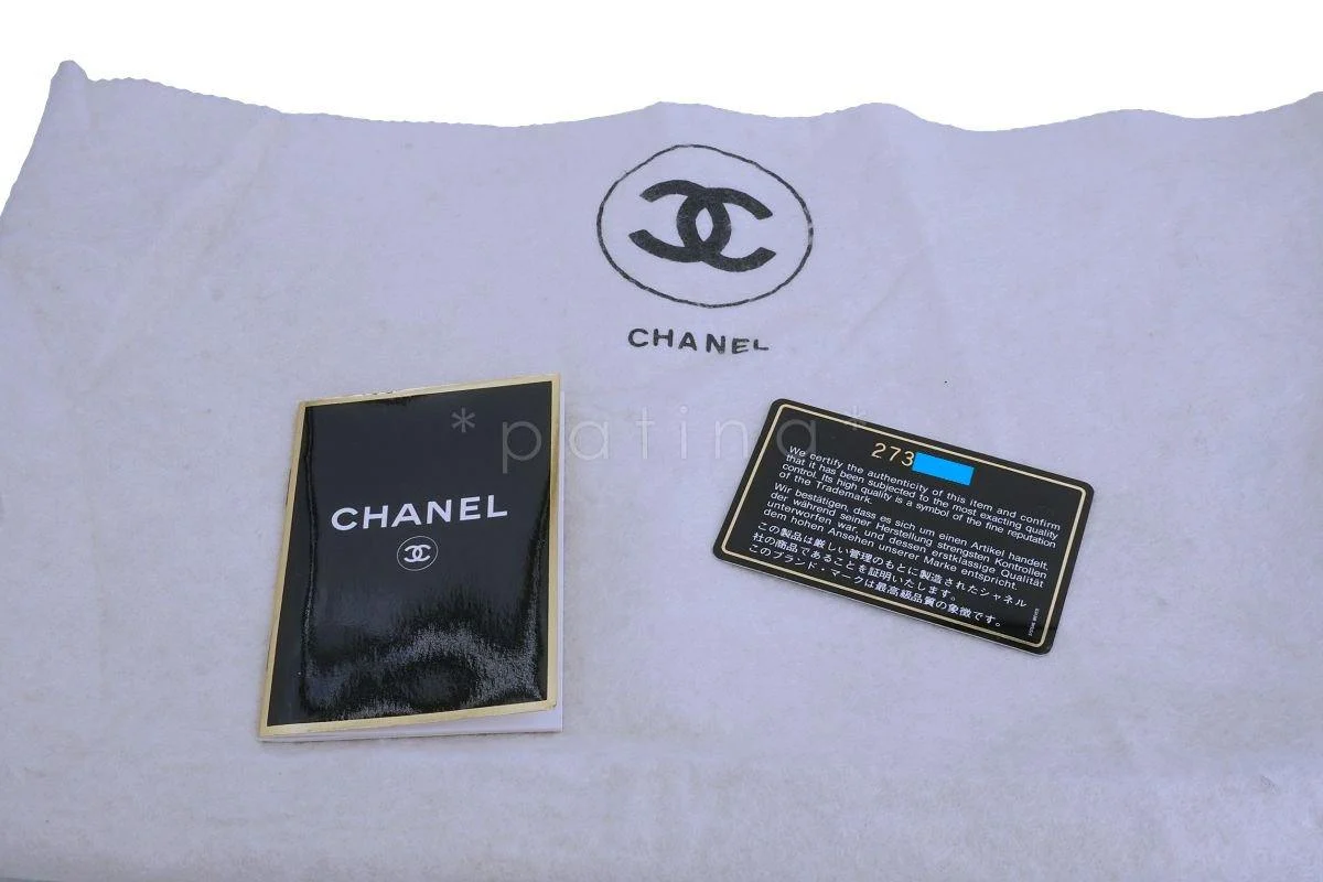 Chanel Black Vintage Lambskin Maxi "Jumbo XL" Classic Flap Bag 24k GHW - Image 14