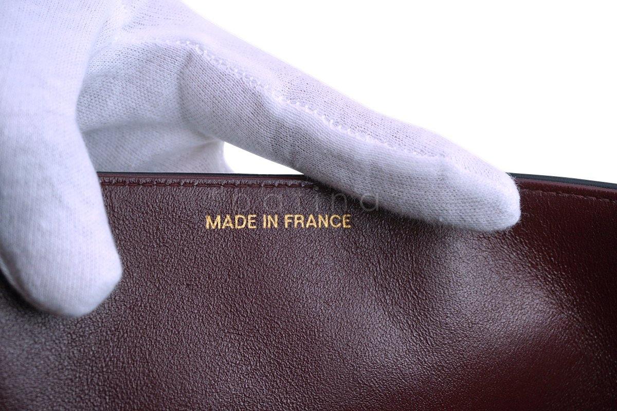 Chanel Black Vintage Maxi Jumbo XL Classic Lambskin Flap Bag - Image 10