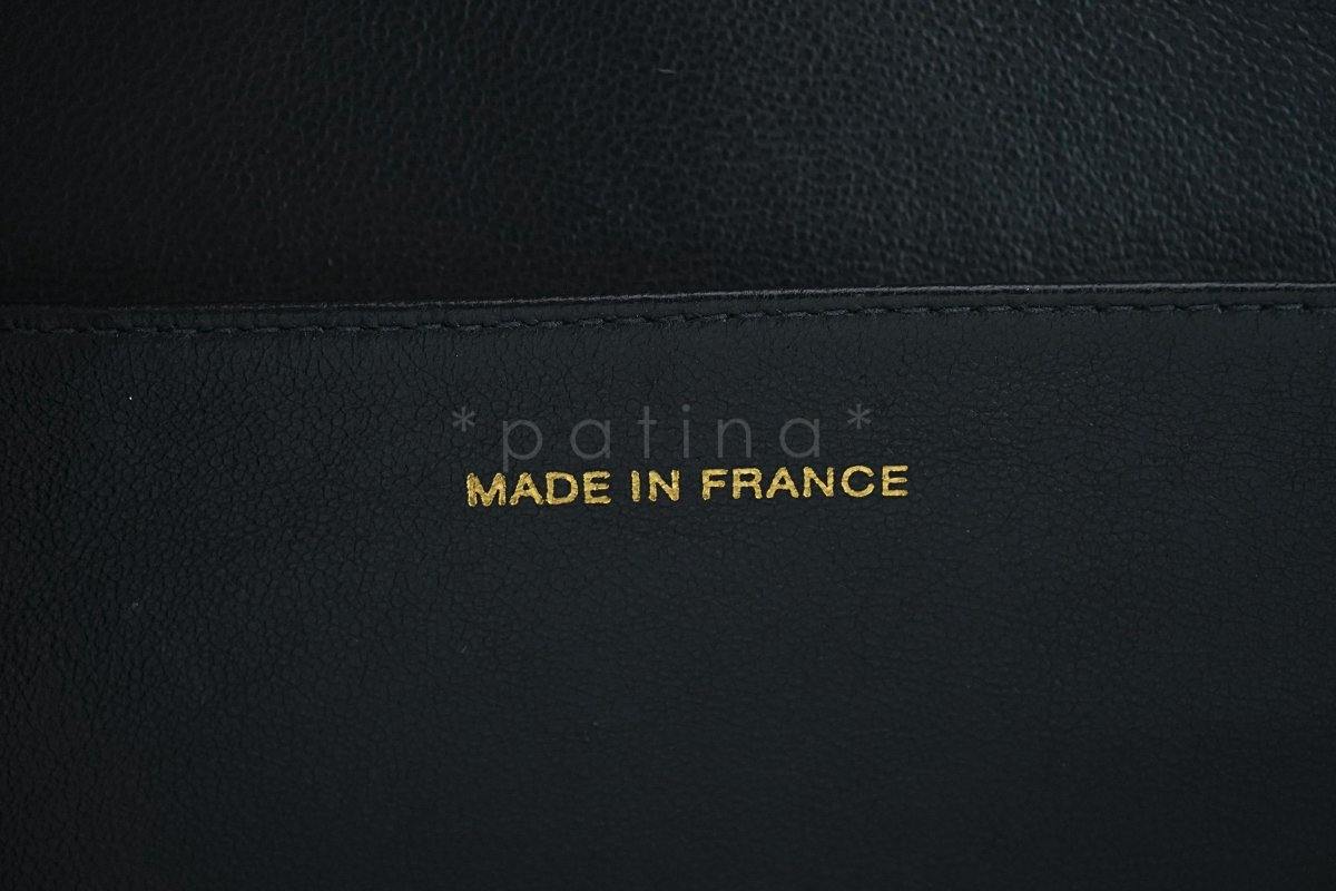Chanel Black Vintage Patent Grand Shopper GST Tote Bag - Image 12