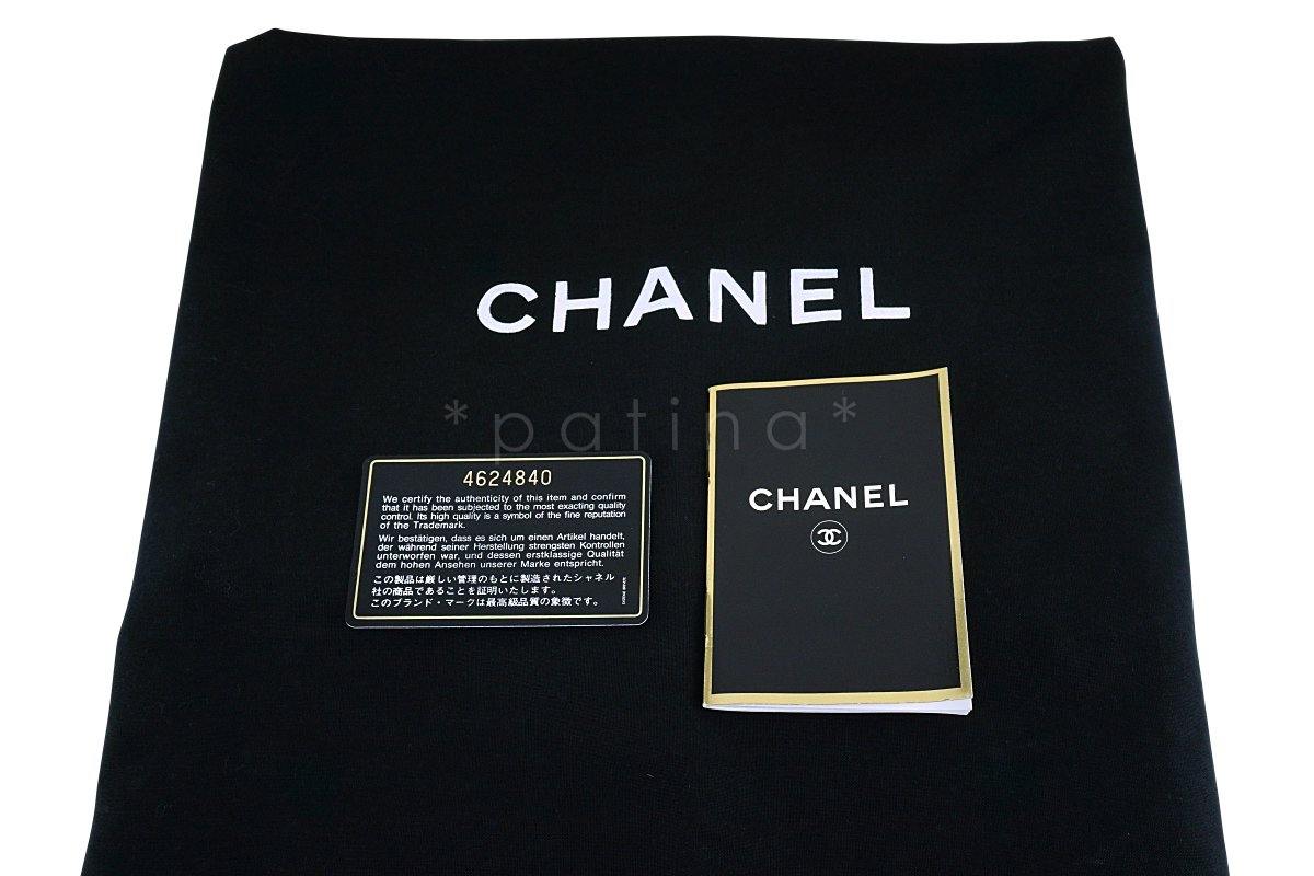 Chanel Black Vintage Patent Grand Shopper GST Tote Bag - Image 14