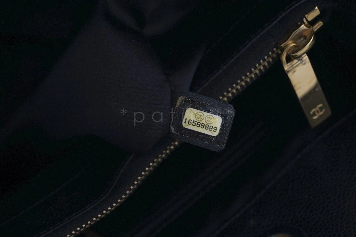 Chanel Black XL Large Classic Grand Shopper Tote GST Bag - Image 10