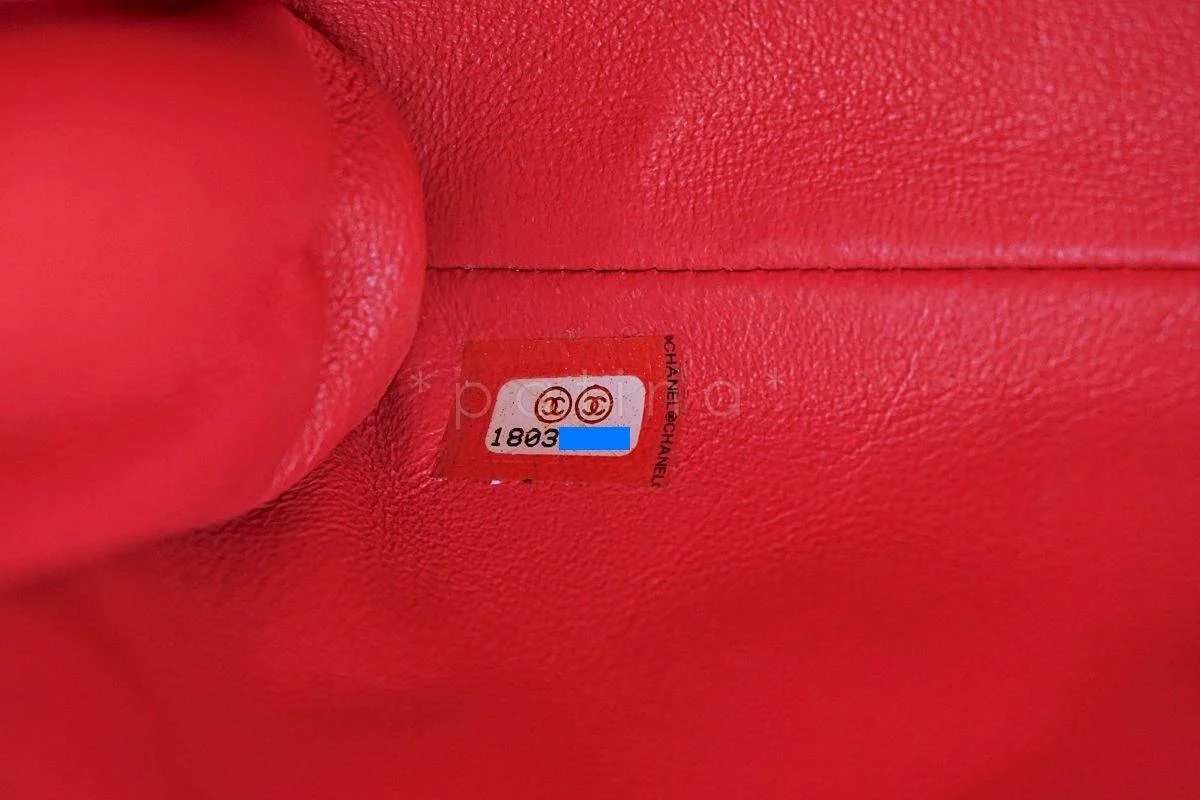 Chanel Blush Red Caviar Timeless Classic Flap Clutch w Chain Bag SHW - Image 12