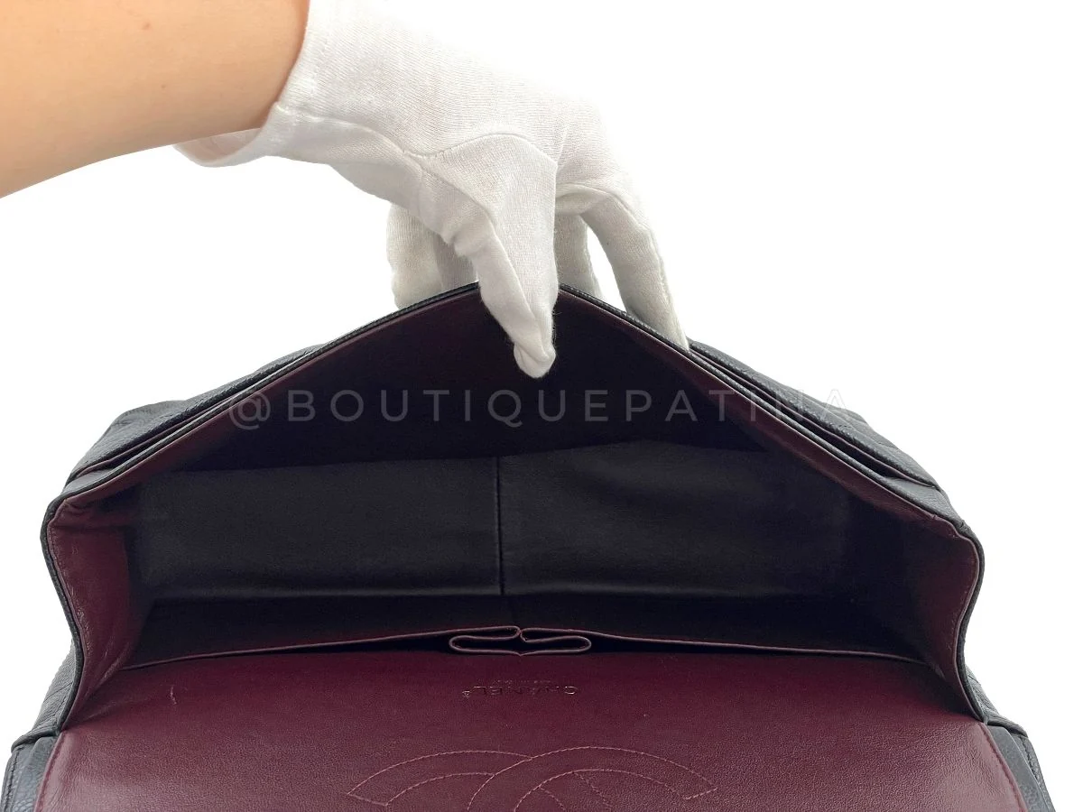 Chanel Caviar Maxi Classic Double Flap Bag Black GHW - Image 10