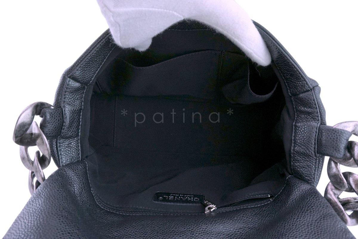 Chanel Gray Caviar 31 Timeless Flap Bag - Image 10