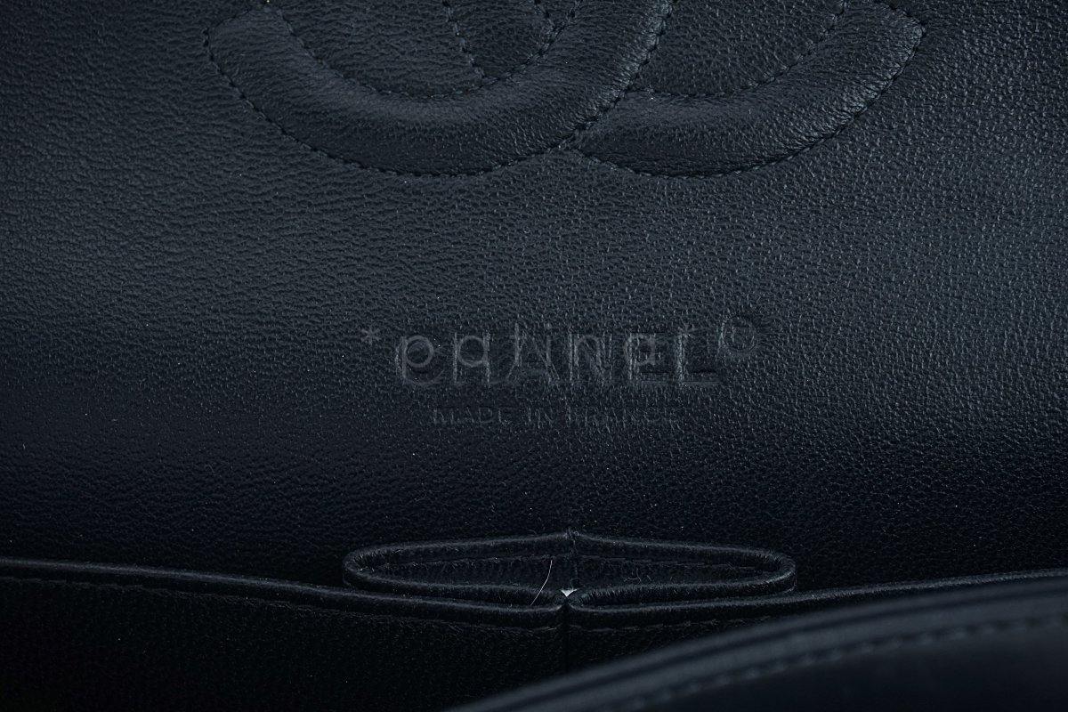 Chanel Gray Pink Tweed Medium Classic 2.55 Double Flap Bag - Image 11