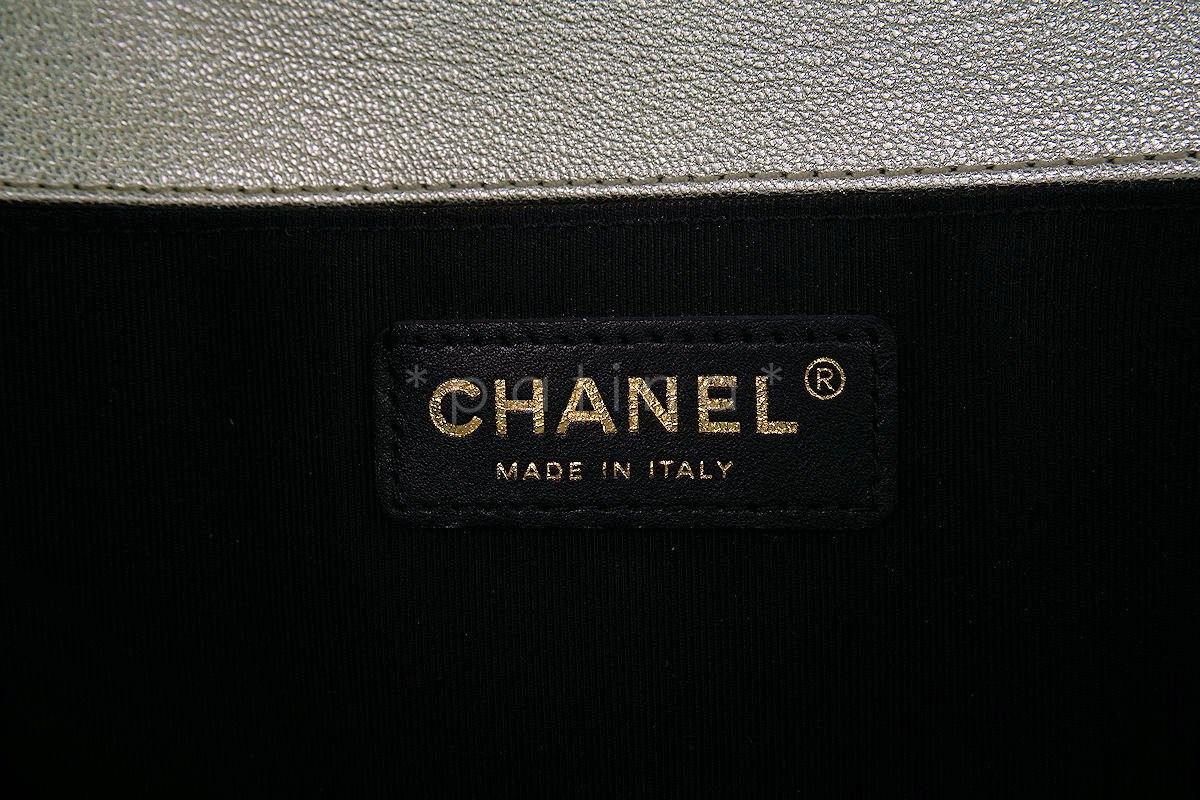 Chanel Limited Black/Gold Le Boy Classic Flap, Medium Bag - Image 12