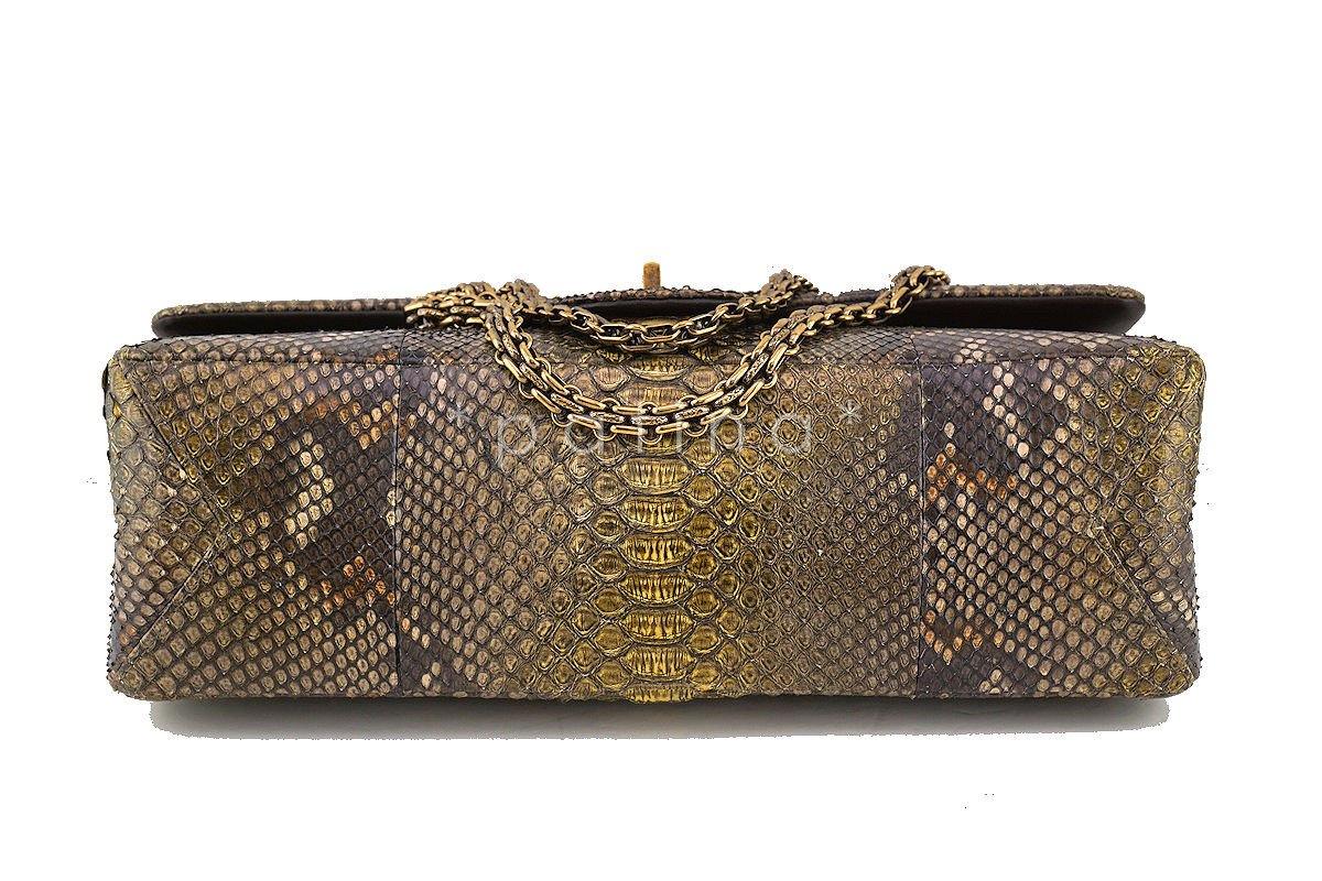 Chanel Limited Gold Python 226 Classic Reissue 2.55 Flap Bag - Image 6