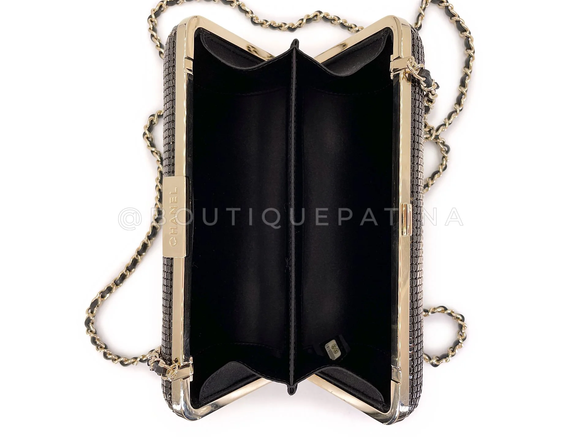 Chanel Mesh Ombre Hollywood Evening Clutch on Chain Bag 9T3 - Image 10