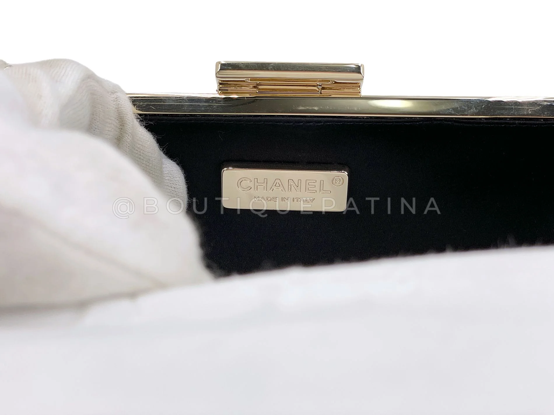 Chanel Mesh Ombre Hollywood Evening Clutch on Chain Bag 9T3 - Image 11