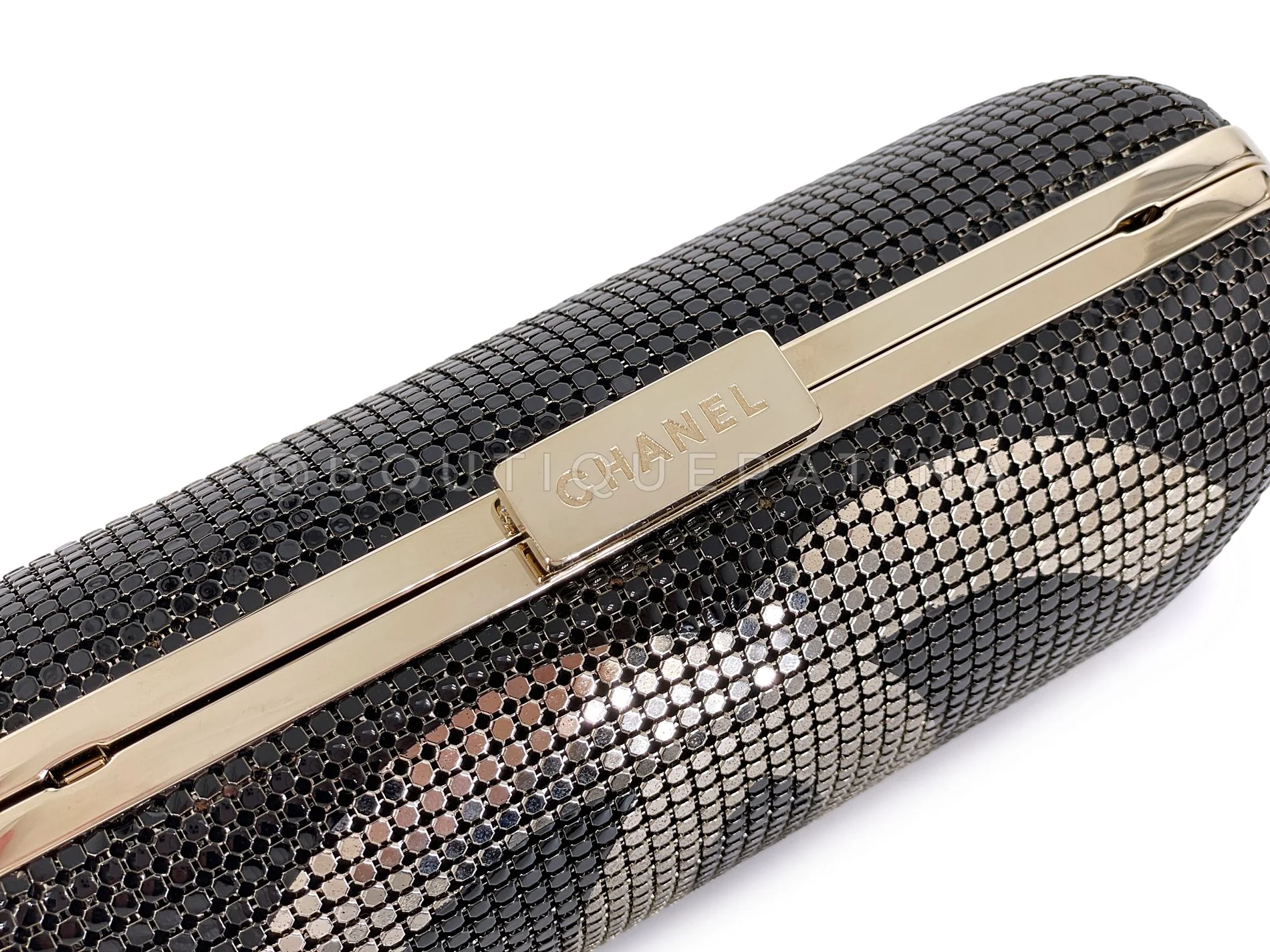 Chanel Mesh Ombre Hollywood Evening Clutch on Chain Bag 9T3 - Image 5