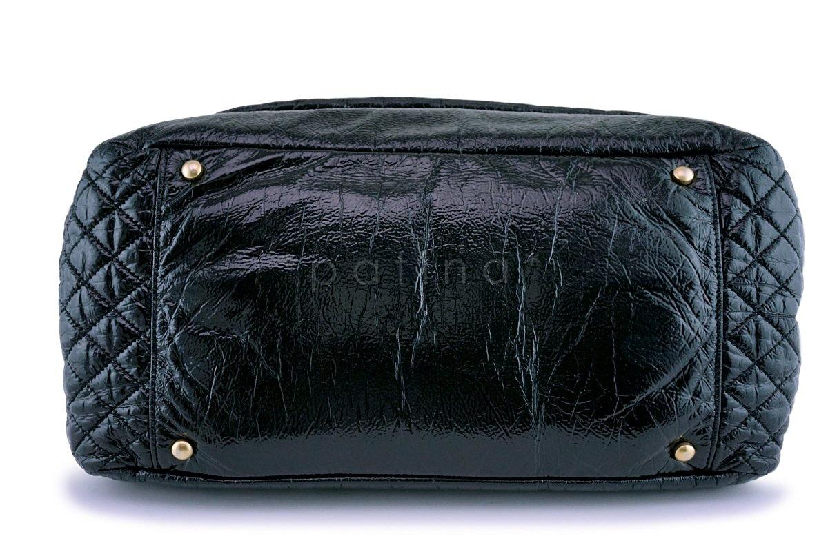 Chanel Patent Large Rock and Chain Flap Bag - Image 6