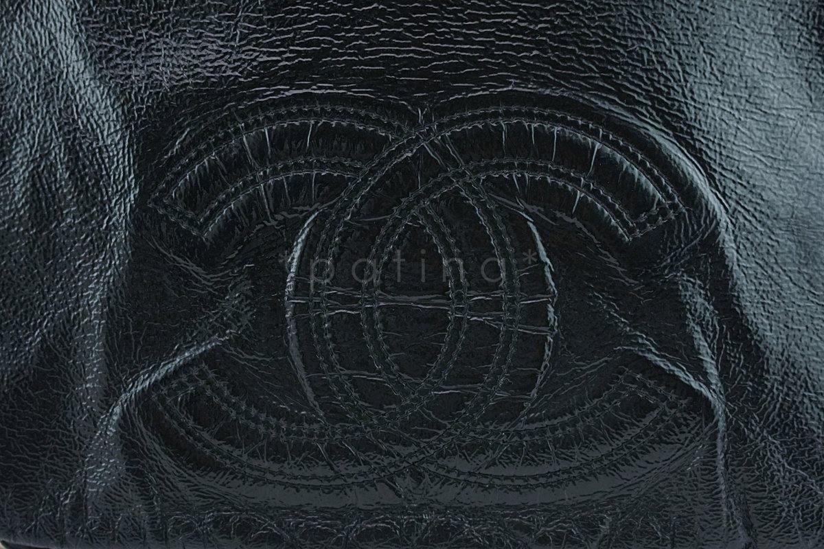 Chanel Patent Large Rock and Chain Flap Bag - Image 8