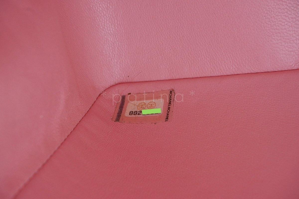 Chanel Pink Caviar Jumbo Quilted Classic 2.55 Flap Bag SHW - Image 12