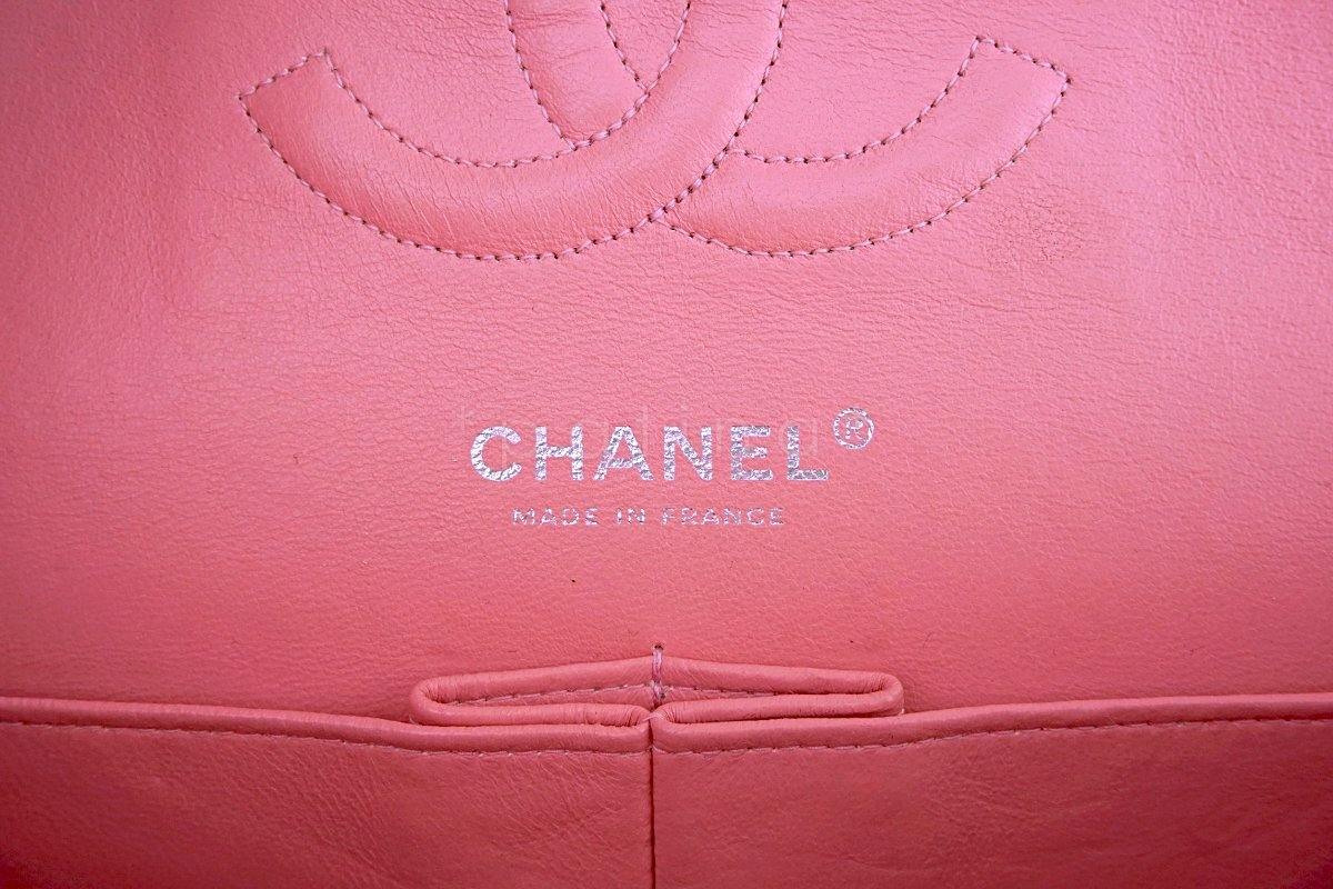 Chanel Pink Caviar Medium Classic Double Flap Bag SHW - Image 11