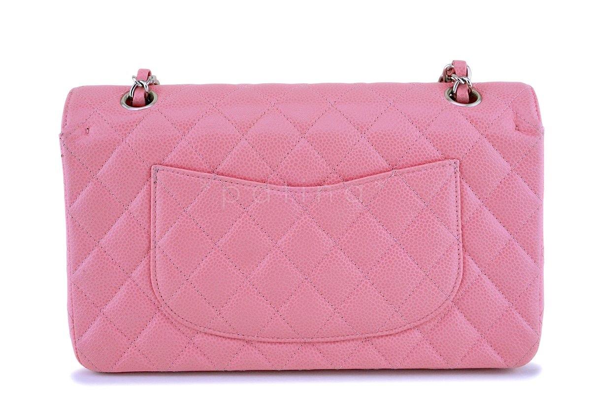 Chanel Pink Caviar Medium Classic Double Flap Bag SHW - Image 5