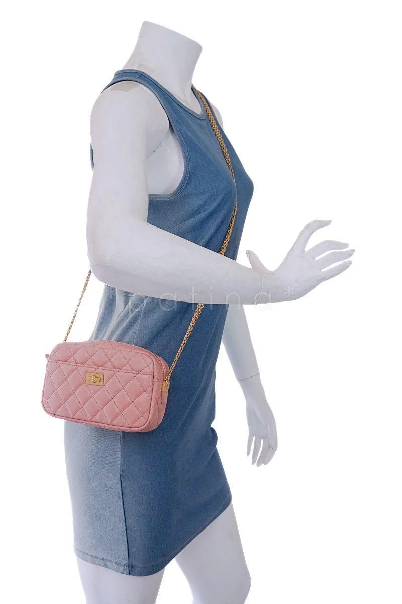 Chanel Pink Reissue 2.55 Mini Crossbody Classic Camera Case Bag - Image 13