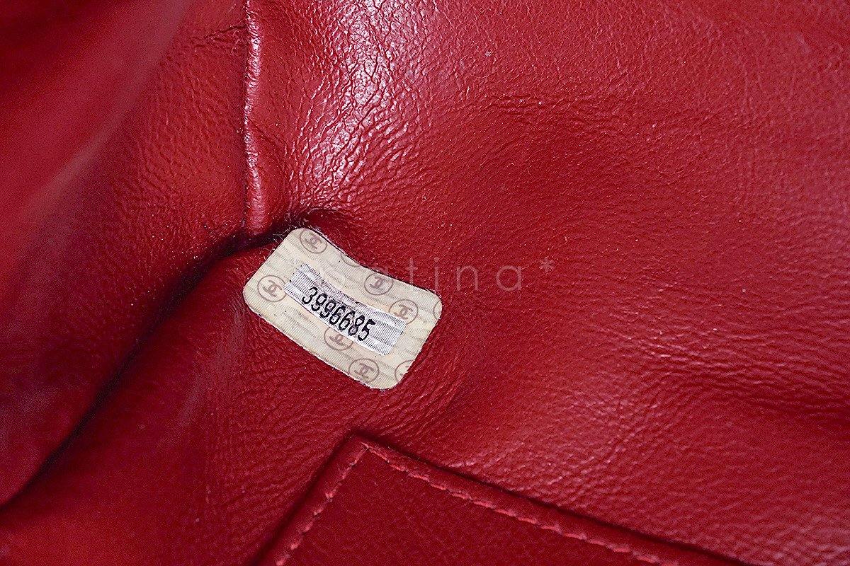 Chanel Red Caviar Classic Camera Case CC Clasp Pocket Bag - Image 11