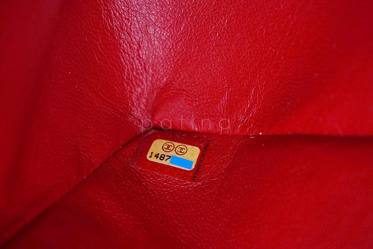 Chanel Red Caviar Maxi "Jumbo XL" Classic Double Flap Bag SHW - Image 12