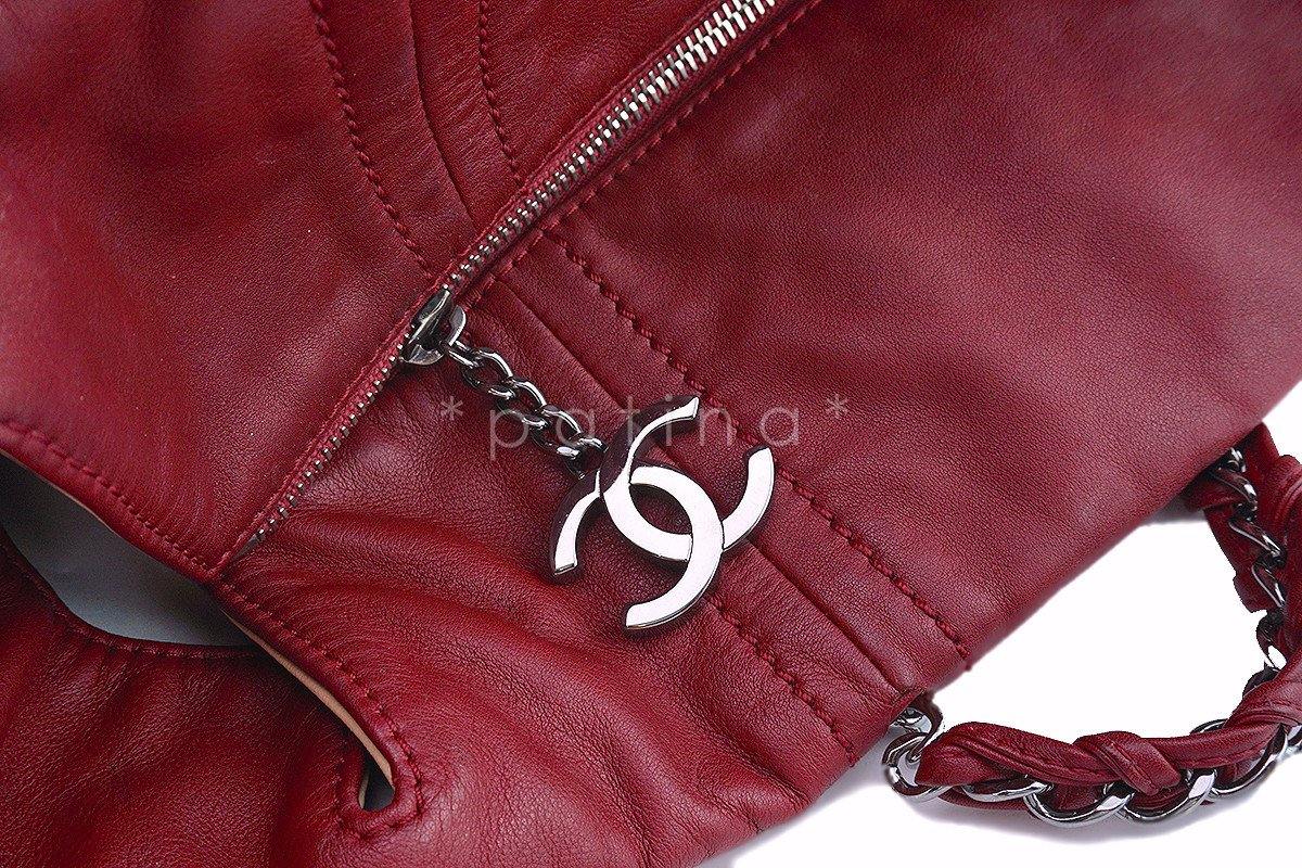 Chanel Red Large Luxury Ligne Soft Calfskin Tote Bag - Image 11