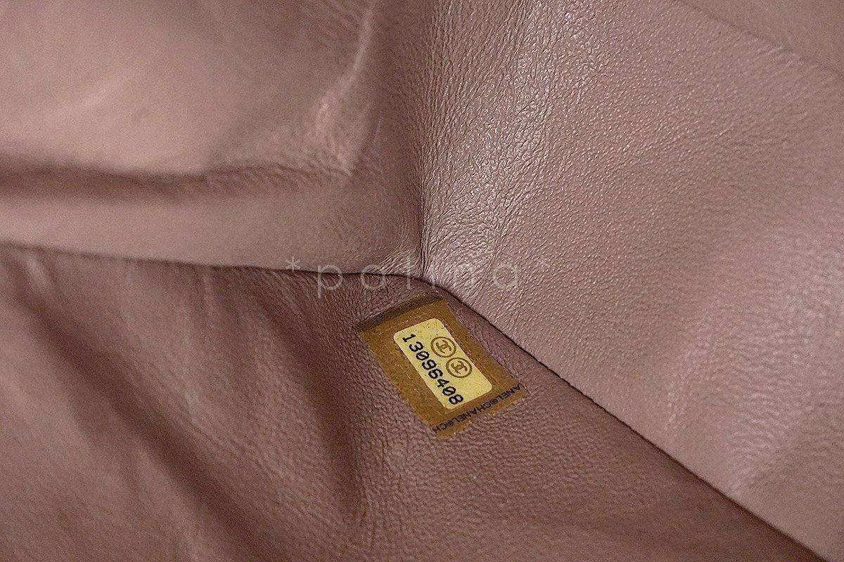 Chanel Taupe Beige Caviar Medium Classic 2.55 Double Flap Bag - Image 11