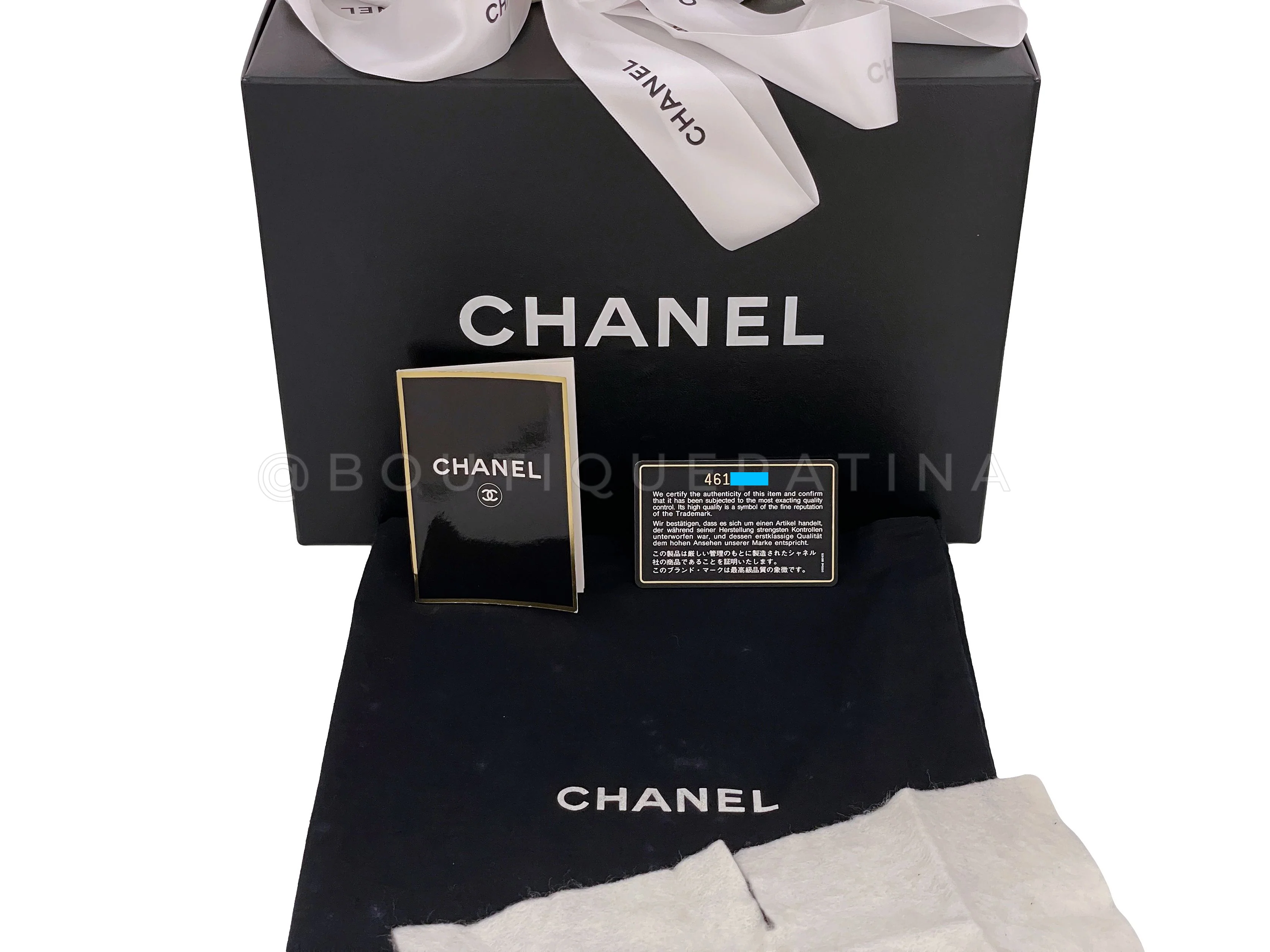 Chanel Vintage Black Caviar Diana Bag Medium 24k GHW - Image 14