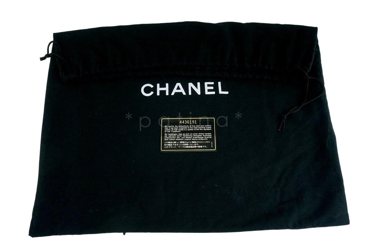 Chanel Vintage Black Caviar Flap Tote Bag 24k GHW - Image 13