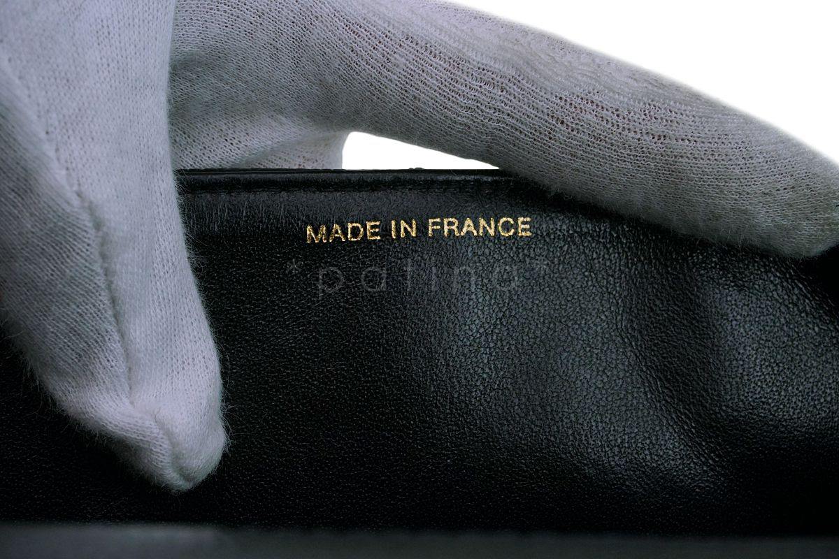 Chanel Vintage Black Caviar Pocket Classic Diana Flap Bag 24k GHW - Image 13
