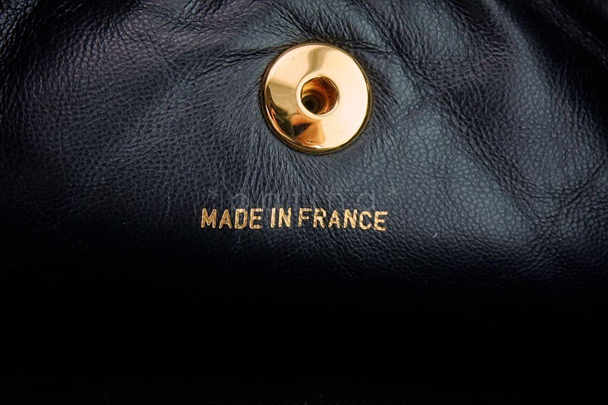 Chanel Vintage Black Lambskin Classic Quilted Backpack Bag 24k GHW - Image 11