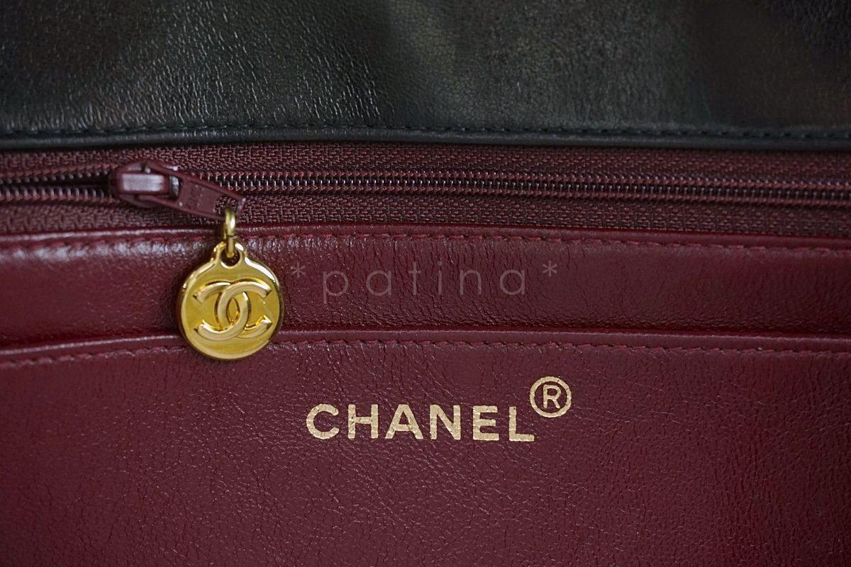 Chanel Vintage Black Medium Classic Diana Flap Bag 24k GHW - Image 11