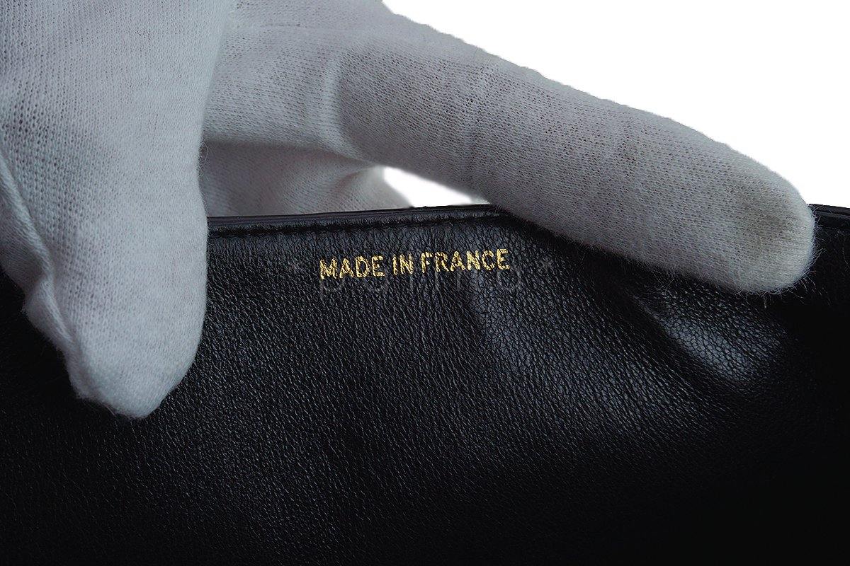 Chanel Vintage Black Patent Quilted Classic "Diana" Shoulder Flap Bag 24k gold plated - Image 12