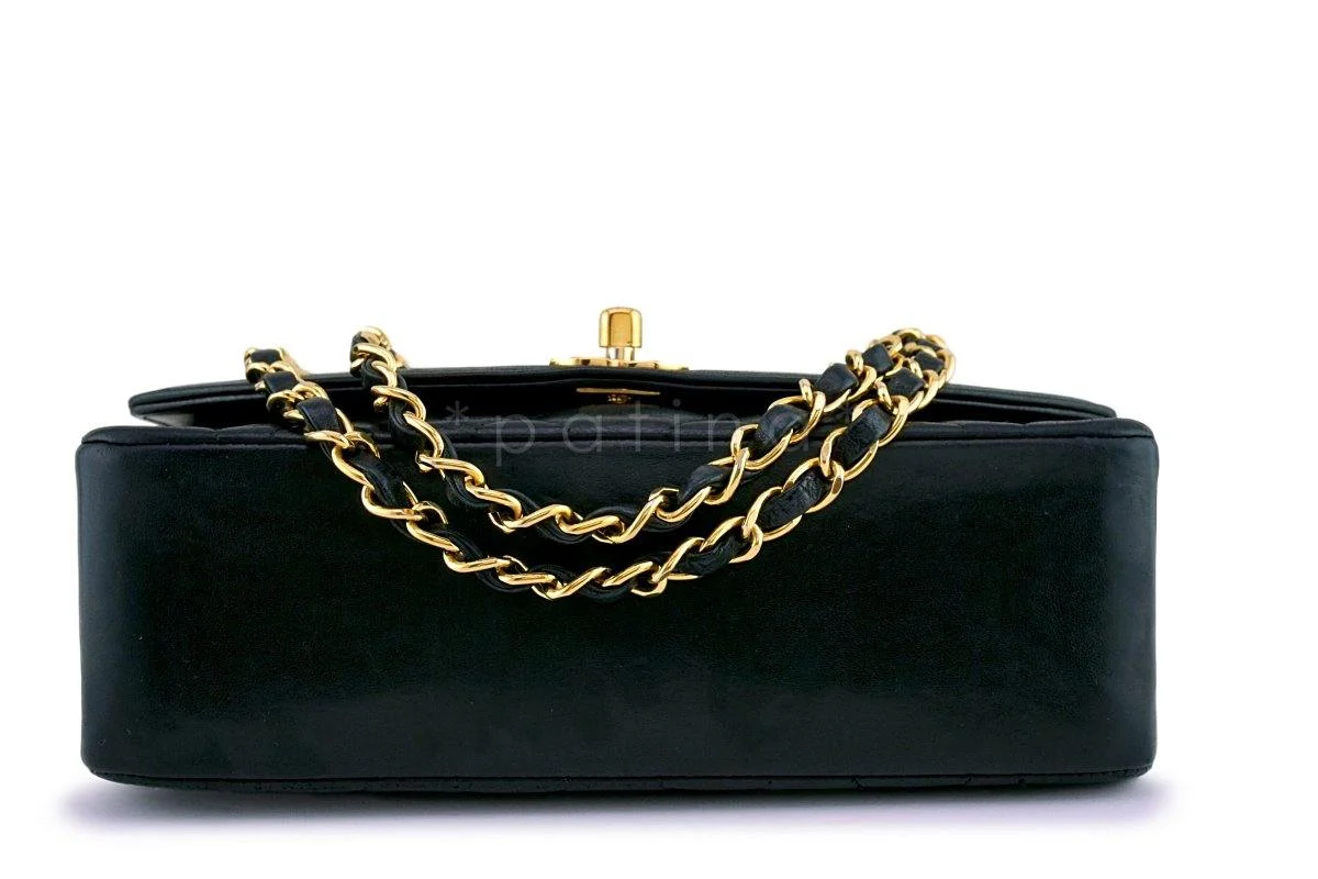 Chanel Vintage Black Small Diana Flap Bag 24k GHW - Image 6