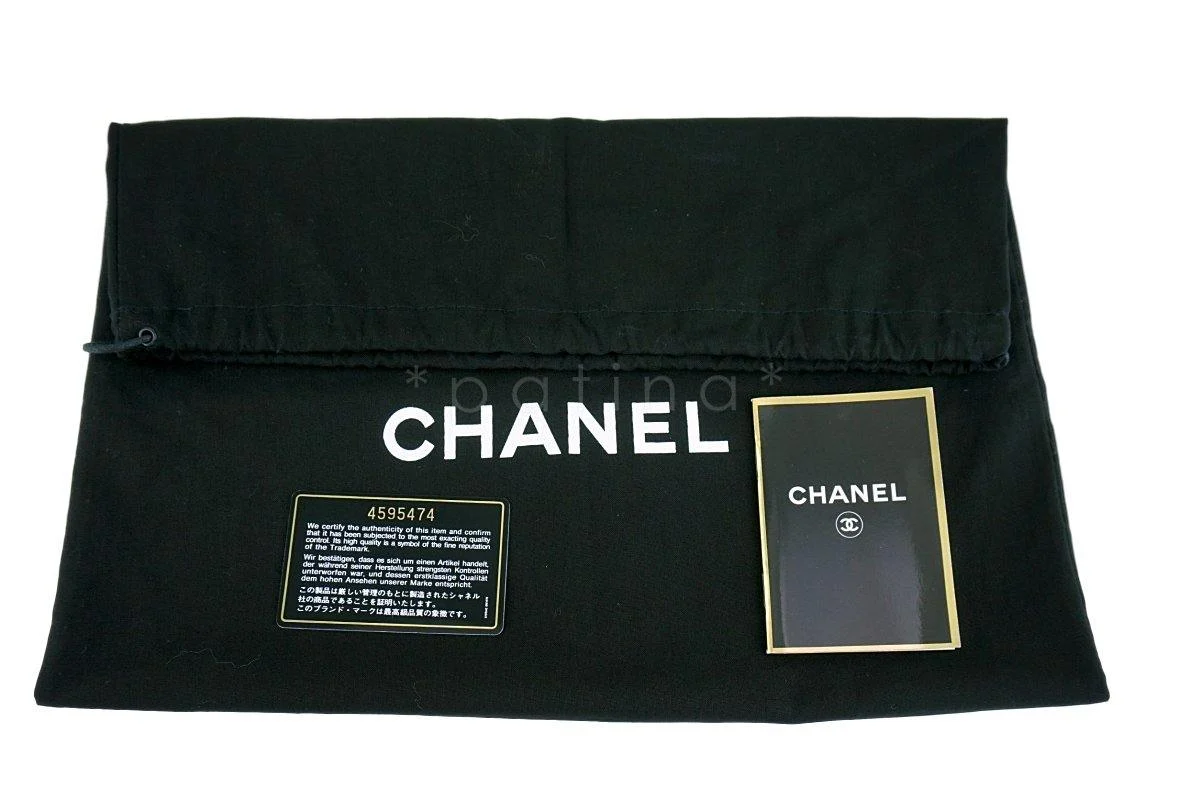 Chanel Vintage Caviar Classic Timeless Flap Tote Bag - Image 14