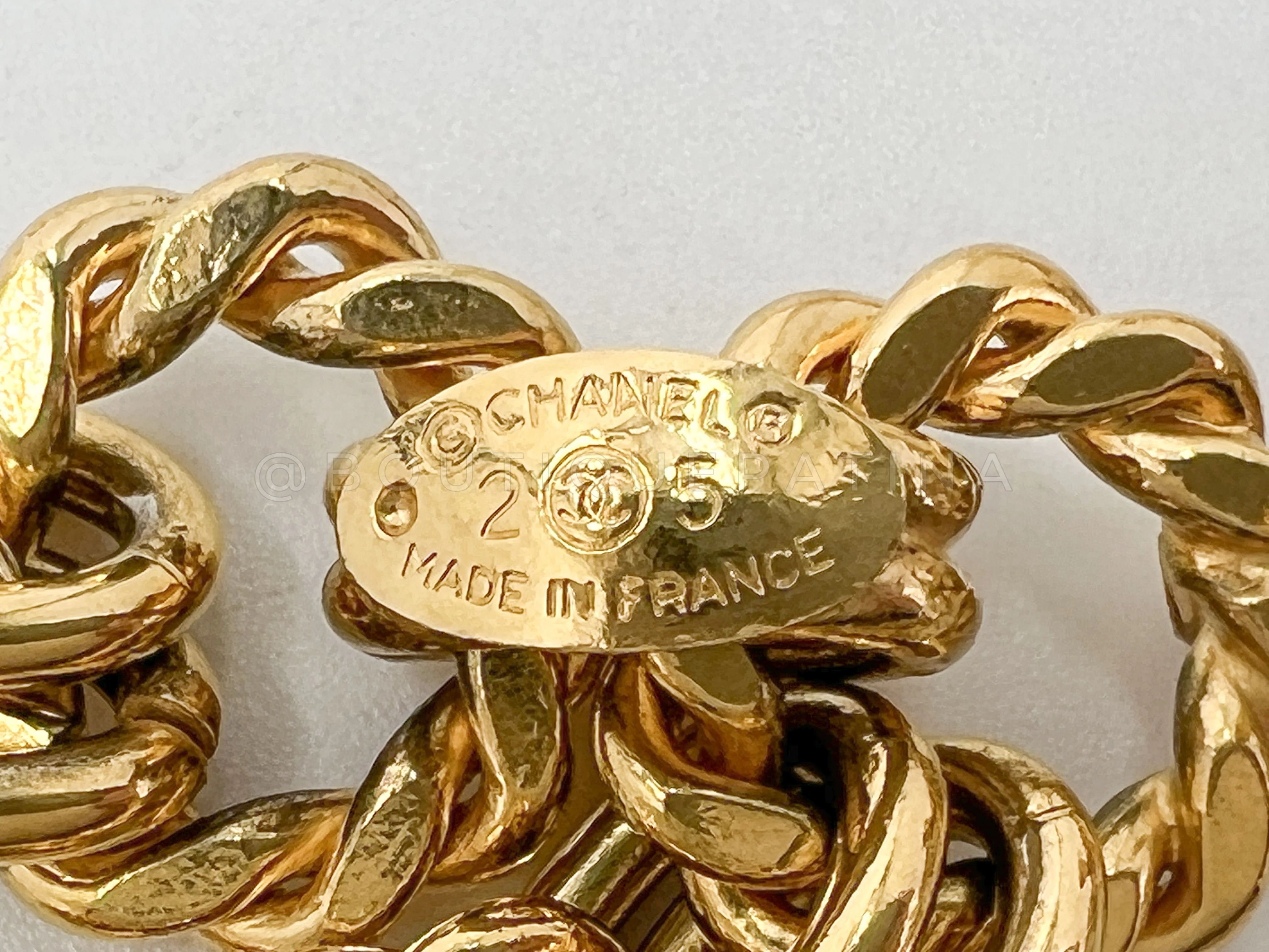 Chanel Vintage Chunky Bijoux Chain Belt CC Logo Collection 25 - Image 4