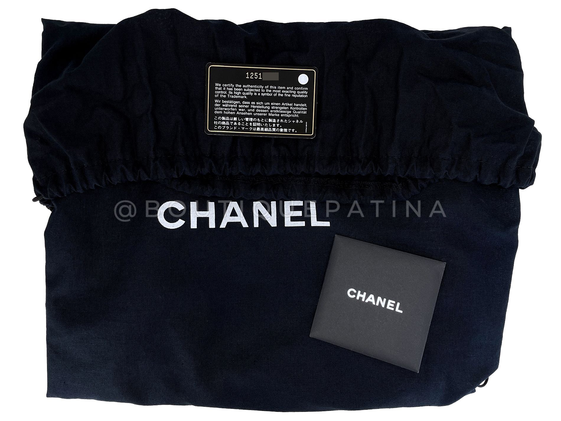 Chanel Vintage GST Black Caviar Grand Shopper Tote SHW 5I2 - Image 12