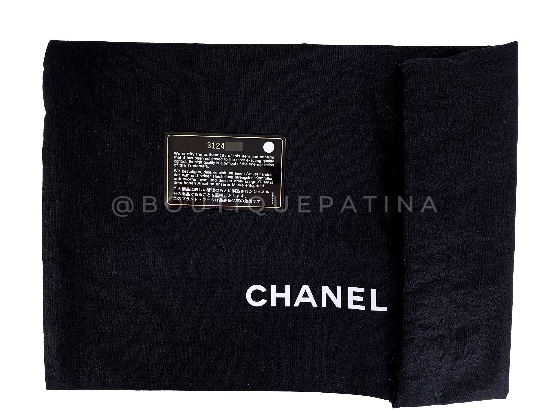 Chanel White Pink Diamond Cutout See Through Medium Flap Bag GHW F6M - Image 18