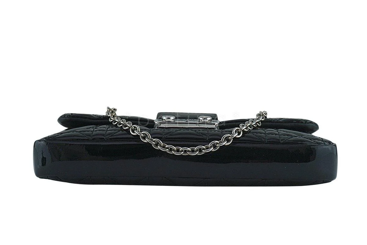 Christian Dior Black New Lock Pochette Wallet on Chain WOC Bag - Image 5