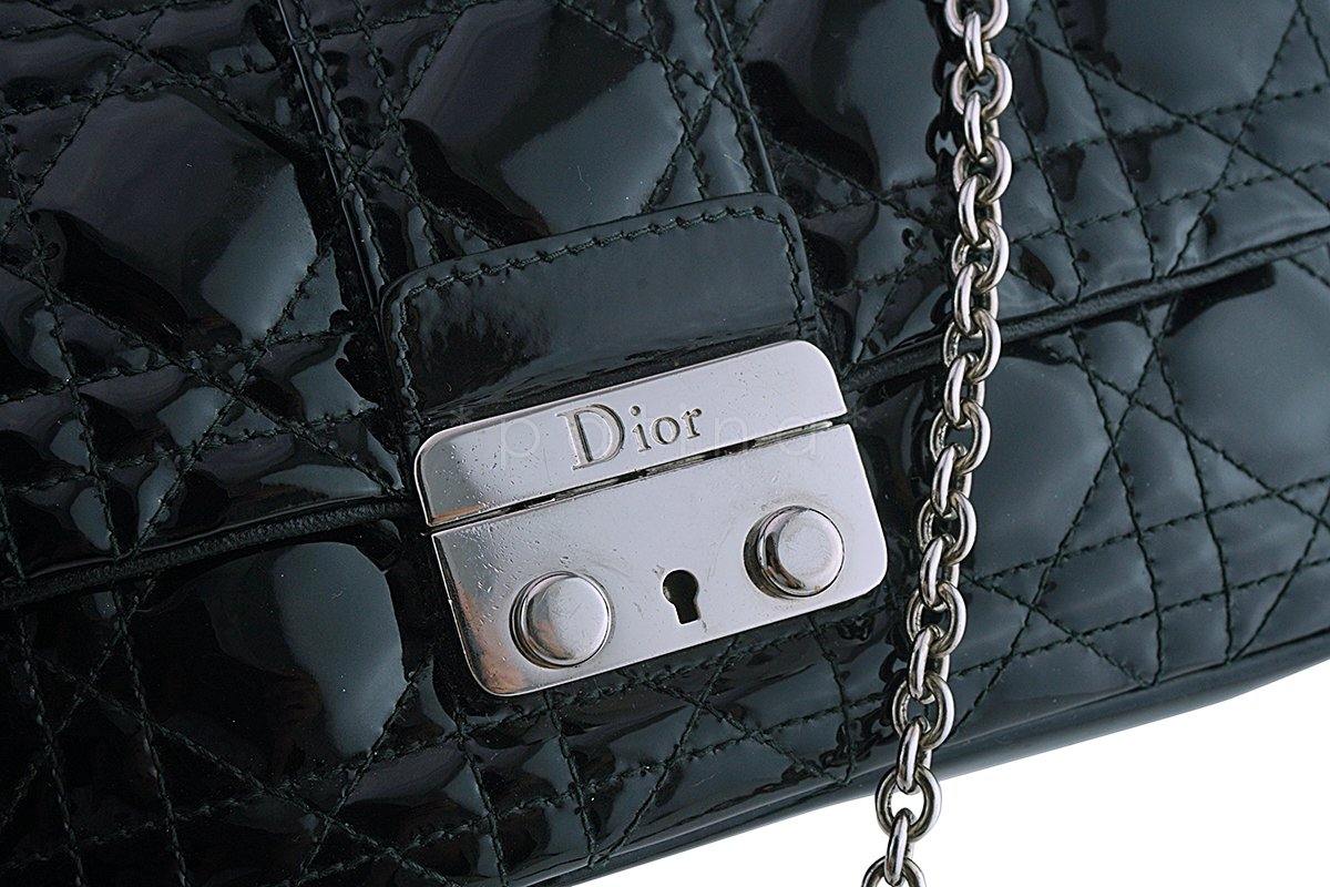Christian Dior Black New Lock Pochette Wallet on Chain WOC Bag - Image 7